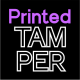 Custom Printed Tamper Labels