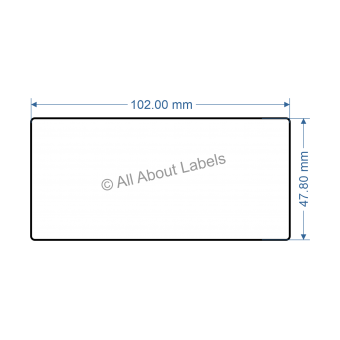 102mm x 48mm roll labels