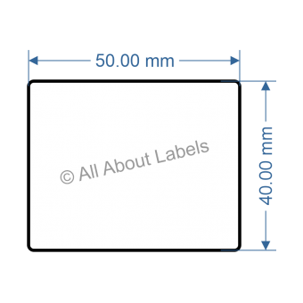 50mm x 40mm Labels