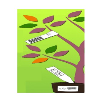 White Synthetic Tree Tags