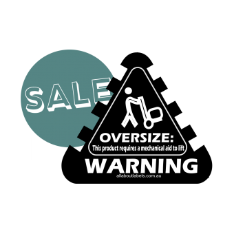 Oversize Weight Warning Labels